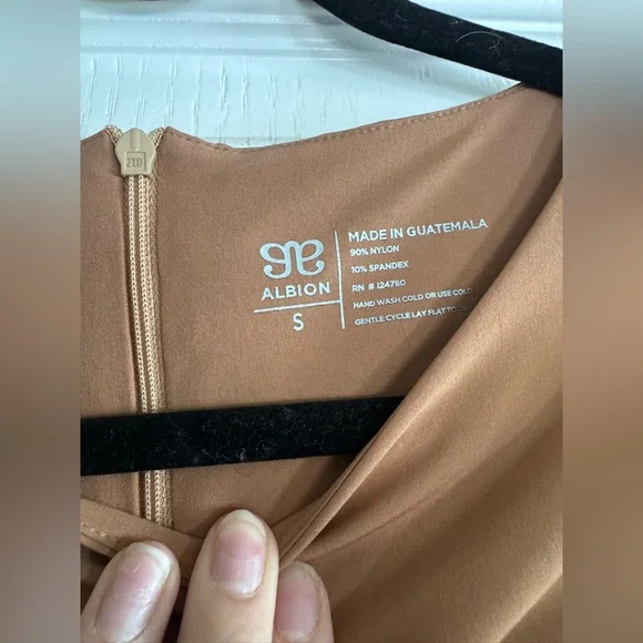 Albion Brown Jumpsuit size Small - Picture 6 of 8